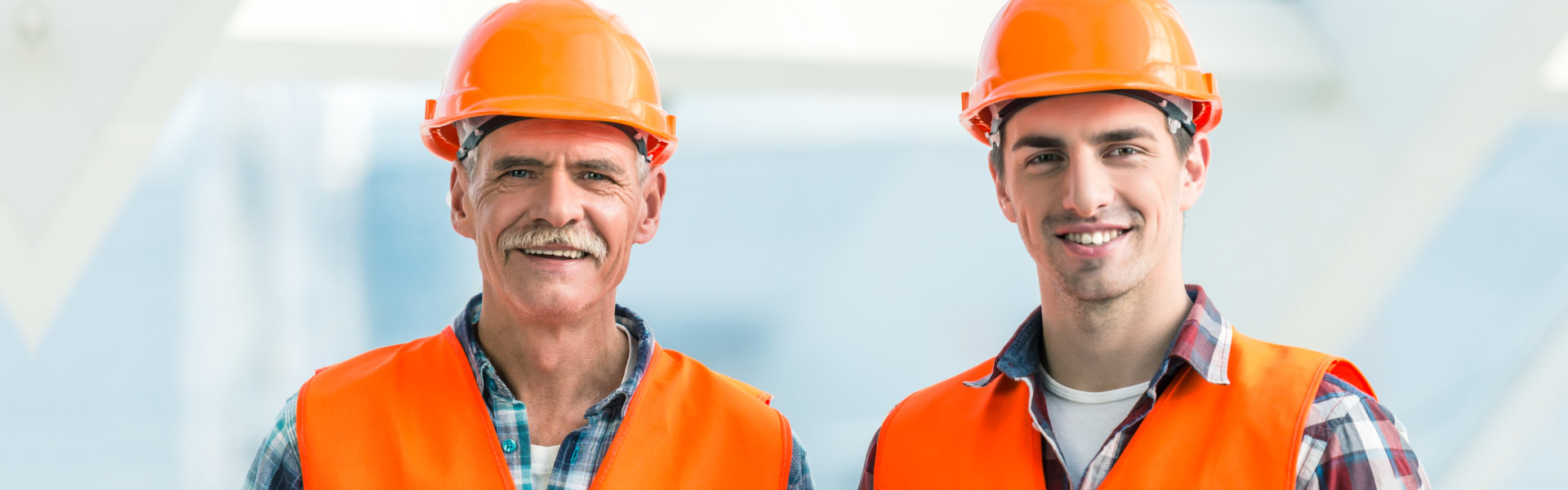 Portrait of a men construction